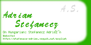 adrian stefanecz business card